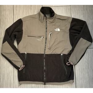 The North Face Men’s Gray/Black Denali Zip Fleece Polartec Vented Jacket Size XL